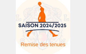 Remise des chasubles et tenues Ecoles de basket et pré compétition