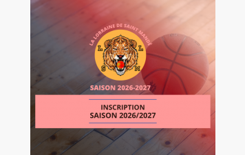 Inscriptions nouveaux adhérents saison 2026/2027